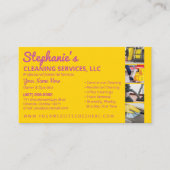 プロフェッショナルの清掃/清掃/清掃業務 名刺 (正面)