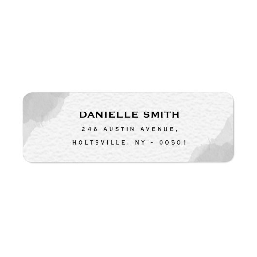 プロフェッショナルの白黒の水色 ラベル (正面)