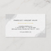 プロフェッショナルの白黒の水色 ロイヤリティカード (裏面)