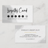 プロフェッショナルの白黒の水色 ロイヤリティカード (正面/裏面)