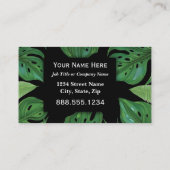 プロフェッショナルの管理工場フローリスト 名刺 (裏面)