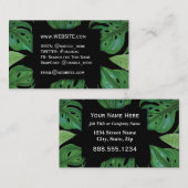 プロフェッショナルの管理工場フローリスト 名刺 (正面/裏面)