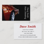 プロフェッショナルの自動詳細 名刺 (正面/裏面)