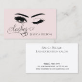 プロフェッショナルの華やかな書道まばたきウインク 名刺 (正面/裏面)