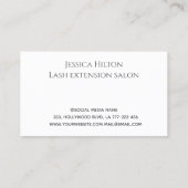 プロフェッショナルの華やかな書道まばたきウインク 名刺 (裏面)