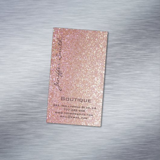 プロフェッショナルの華やかエレガントな輝き マグネット名刺 (インサイチュ)