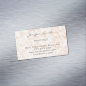 プロフェッショナルの華エレガントやかなシック《写真》ぼけ味輝き マグネット名刺 (インサイチュ)