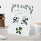 プロフェッショナルの葉のスキャンからビジネスサインを支払う 台座サイン (インサイチュ)