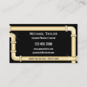 プロフェッショナルの配管配管用配管配管用工具 名刺 (裏面)