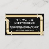 プロフェッショナルの配管配管用配管配管用工具 名刺 (正面)