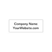 プロフェッショナルのWebサイトと会社名 セルフインキングスタンプ (デザイン)
