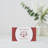 プロフェッショナルはかりで測弁護士 名刺 (スタンド正面)