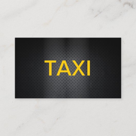 プロフェッショナルはっきりしたタクシー名刺 名刺 (正面)