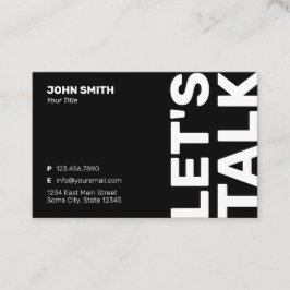 プロフェッショナルはっきりしたミニマルモダンリスト 名刺