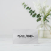 プロフェッショナルはっきりした文字グレスタイリッシュー 名刺 (スタンド正面)