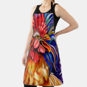 プロフェッショナルひときわはっきりしたに赤いオンドリ エプロン (インサイチュ)