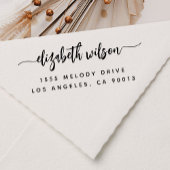 プロフェッショナルまたはパーソナル エレガント 返信住所 セルフインキングスタンプ