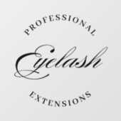 プロフェッショナルまつげミニマルモダン伸び ウィンドウサイン (シート)