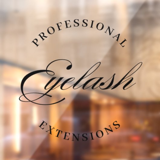 プロフェッショナルまつげミニマルモダン伸び ウィンドウサイン (シート2)