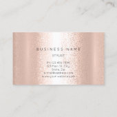 プロフェッショナルまぶしメイクアップアイ金ゴールドバラ 名刺 (裏面)