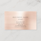 プロフェッショナルまぶしメイクアップアイ金ゴールドパウダー 名刺 (裏面)