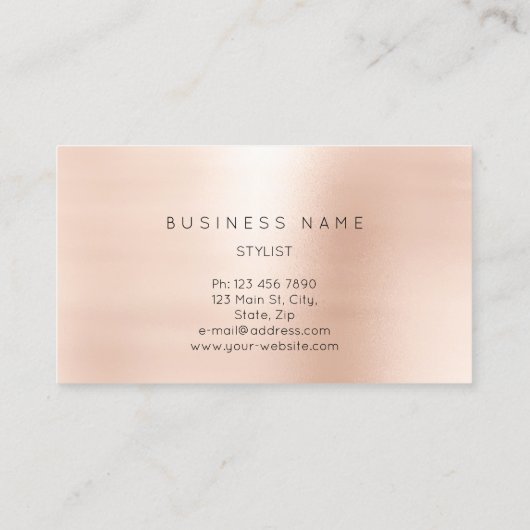 プロフェッショナルまぶしメイクアップアイ金ゴールドパウダー 名刺 (裏面)