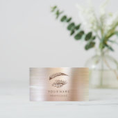 プロフェッショナルまぶしメイクアップロゴアイズバラ 名刺 (スタンド正面)