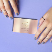 プロフェッショナルまぶしメイクアップロゴソーシャルメディア 名刺