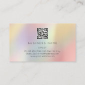 プロフェッショナルまぶしメイクアップQRロゴ 名刺 (裏面)