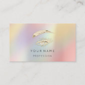 プロフェッショナルまぶしメイクアップQRロゴ 名刺 (正面)