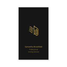 プロフェッショナルアイロンサービスブラック金ゴールドエレガント