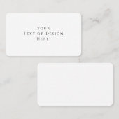 プロフェッショナルアポイントメントカードテンプレート 予約カード (正面/裏面)