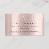 プロフェッショナルアポイントメントリマインダー美しいスタジオ 名刺 (裏面)