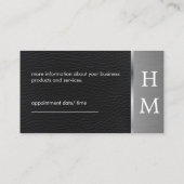 プロフェッショナルアポイントメント 予約カード (裏面)