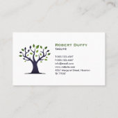 プロフェッショナルアルボリストランドスケープ&ツリ気にー 名刺 (裏面)