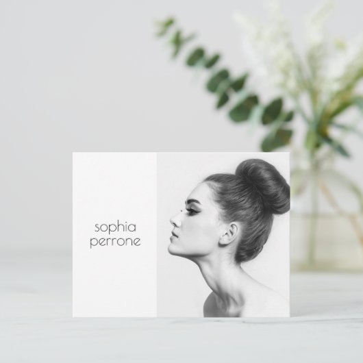 プロフェッショナルアーティストとフォトグラファーのフォトカード ポストカード (スタンド正面)