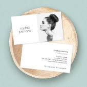 プロフェッショナルアーティストとフォトグラファーのフォトカード 名刺