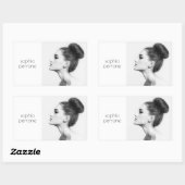 プロフェッショナルアーティストとフォトグラファーのフォトカード 長方形シール (シート)