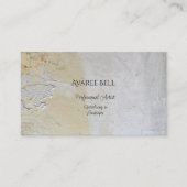 プロフェッショナルアーティスト（横長）テクスチャビジネス 名刺 (正面)