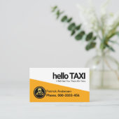 プロフェッショナルイエロータクシートライアングルキャビビードライバー 名刺 (スタンド正面)