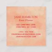 プロフェッショナルイベントプランナー スクエア名刺 (裏面)