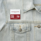 プロフェッショナルイベントQRコードロゴ会社の専門知識 名札 (インサイチュ)