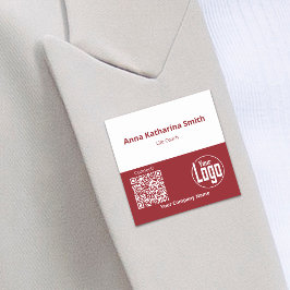 プロフェッショナルイベントQRコードロゴ会社の専門知識 名札
