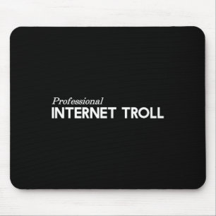 プロフェッショナルインターネットトロールおもしろい マウスパッド