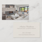 プロフェッショナルインテリアメイド掃除サービス 名刺 (正面/裏面)