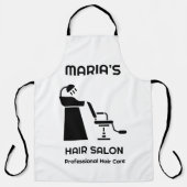 プロフェッショナルウィメンズヘアスタイリングエプロン エプロン (正面)
