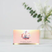 プロフェッショナルウィメンズロータスヨガ 名刺 (スタンド正面)