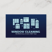 プロフェッショナルウィンドウクリーニングサービス 名刺 (正面)