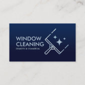 プロフェッショナルウィンドウクリーニングサービス 名刺 (正面)