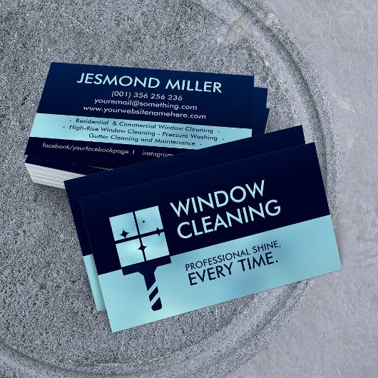 プロフェッショナルウィンドウクリーニングサービス 名刺